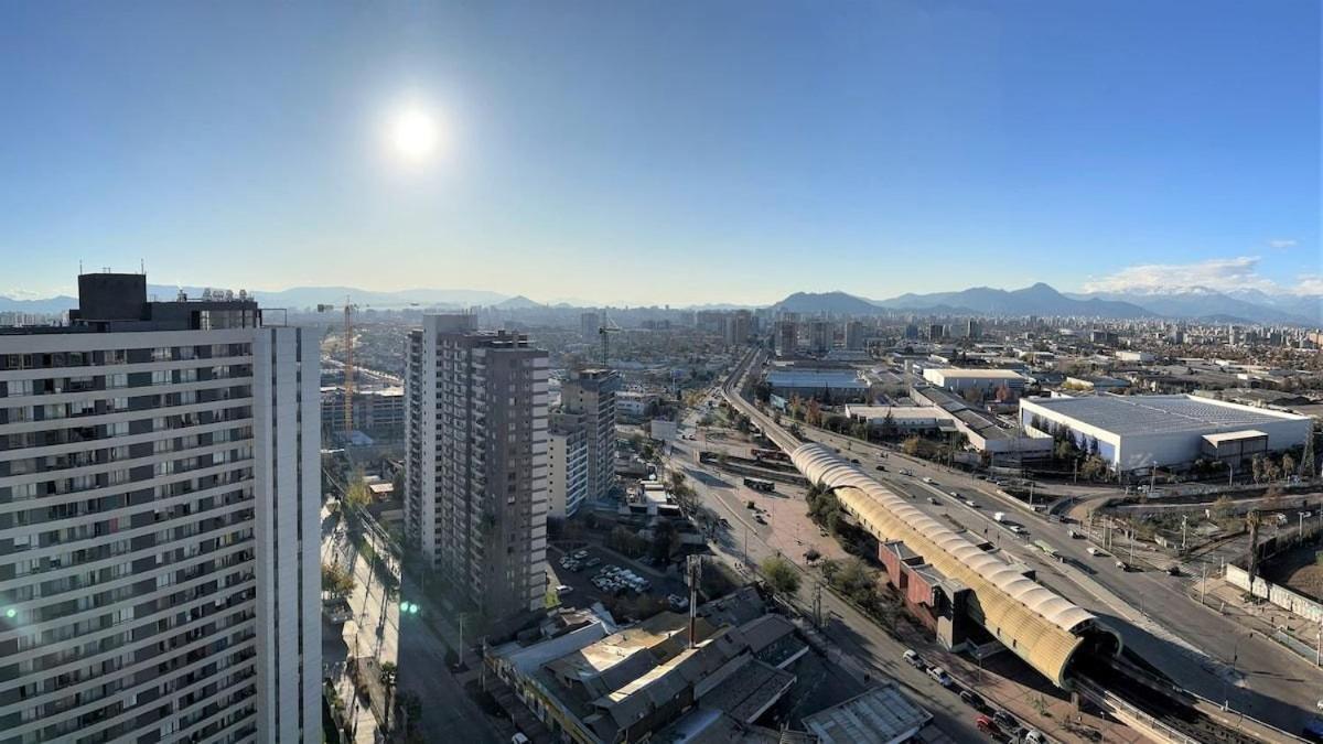 Hermosos Dptos Cercanos A Metro Y Centros Comerciales Santiago de Chile Bagian luar foto